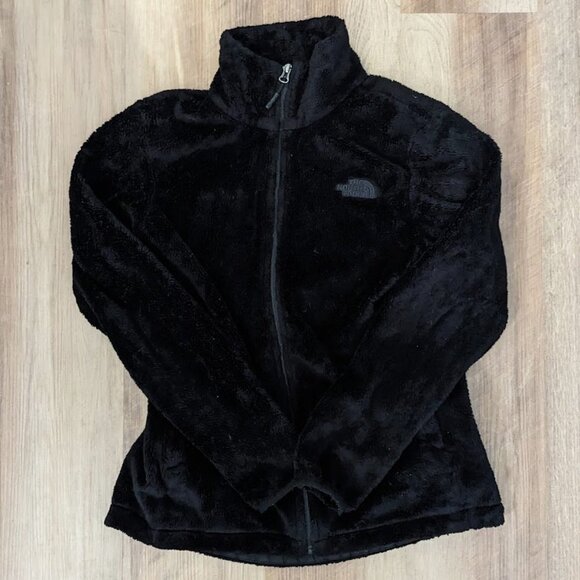 TNF The North Face black Osito Fuzzy Jacket Small Women's - Picture 2 of 8